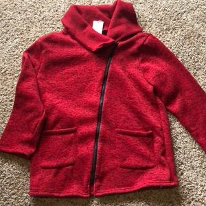 Fleece jacket red